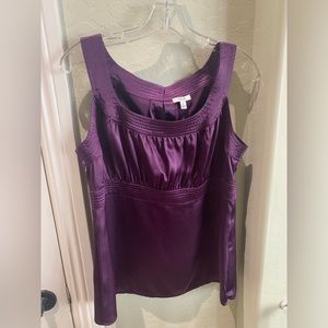 Cache Size L silky sleeveless top.